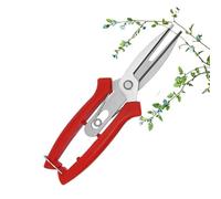 Stainless Steel Garden Shears, Heavy Duty Hand Pruner, Precision Trimming Clippers, Branch Cutter, Ergonomic Gardening Tool, Plant Flower Maintenance Gear Roses and Bonsai