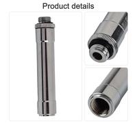 Stainless Steel Garden Sprayer Handle with 2-Point Interface for Lawn & Plant Care - 10.3 x 1.4 x 1.7 cm, Ergonomic Silver Nozzle for Long-Las