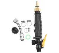 Stainless Steel Garden Sprayer Wand with 3/8" Brass Barb Fitting, Adjustable Nozzle for Mist to Stream - for Ideal for Car Wash, Deck & Fence Cleaning(30CM)