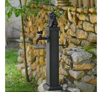 Stainless Steel Garden Tap Extender with Spray Gun and Hose Hanger, Freestanding Antifreeze Design for Ground or Side Inlet