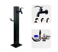 Stainless Steel Garden Water Column Vertical 304 Fountain Outlet for Irrigation & Garden Watering Decorative Outdoor Water Feature (Square05)
