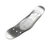 Stainless Steel Garlic Mincer - Garlic Chopper | Stainless Steel Comfortable Handle Dishwasher Safe Food Grade Garlic Chopper for Ginger, Kale, Beets