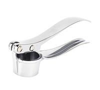 Stainless Steel Garlic Press, Kitchen Garlic Mincer Crusher Squeezer with Ergonomic Handle Heavy Duty Press Rocker