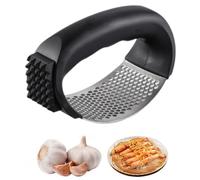 Stainless Steel Garlic Press, New Garlic Press Rocker, Home Kitchen Utensils Portable Manual Garlic Crusher for Smash Garlic Kitchen Gadgets Tools (1 Pack)