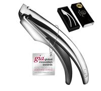 No Peeling Required Garlic Press Stainless Steel with Detachable Handle for Fine Mincing - Premium Garlic Mincer Tool, Rust-Proof, Easy to Clean, Dishwasher Safe Garlic Crusher with 5-Year Warranty