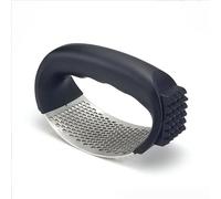 Stainless Steel Garlic Press Rocker Mincer Crusher Roller Squeezer Garlic Pressing Crushing Grinding Tool for Home Kitchen