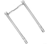 Stainless Steel Gas Burner Head Replacement Compatible with for Weber for Spirit E-210 E-220 S-210 S-220 Grill Efficient Heat Distribution Silver SUS304 53x11x3cm for Outdoor Cooking