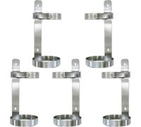 Stainless Steel Gas Cylinder Storage Rack Portable Wall-Mounted Oxygen Cylinder Bracket Argon Storage(5pack)