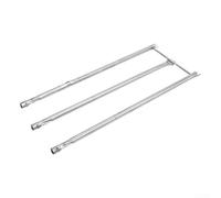 Stainless Steel Gas Grill Burner Tube Set for Weber for Spirit 300 Series Including 3 Main Burners and 1 Crossover Burner Fits 310/320 Models 2007-2010 Rust Resistant Uniform Airflow Design