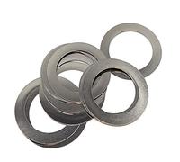 Stainless steel gasket, 20PCS M3 M4 M5 M6 M7 M8 M9 To M30 Stainless Steel Ultra Thin Flat Precision Adjusting Washer Gasket Shim(M4x100.2mmThickness)
