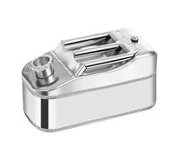 Stainless Steel Gasoline Container for Camping - 4-gallon Metal Oil Storage Tank - Heavy Duty Durable Portable Gasoline Storage Can for Camping Outdoors(5L)