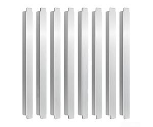 Stainless Steel Gastronorm Adaptor Bar,8 Pack 12 Inch,Divider System for Steam Tables Buffet Lines Food Service,Fits 12-Inch Hotel Pans,Rust Resistant Endures Heat Cold, Smooth Edges Dependable Hold