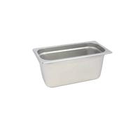 UNIQUE HOME LIVING Gastronorm Pan 1/3, Stainless Steel Food Container Gastronorm Tray 15cm Deep, Hot and Cold Food Storage Containers, Stackable 1/3 GN Catering Pan Without Lid, Rust-Resistant