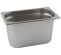 Stainless Steel Gastronorm Pan - 1/4 Size, 65mm Deep - Durable Catering & Buffet Steam Table Tray