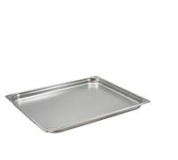 Stainless Steel Gastronorm Pan - 2/1 Size, 40mm Deep - Durable Catering & Buffet Steam Table Tray