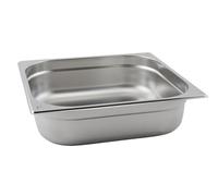 Stainless Steel Gastronorm Pan - 2/3 Size, 65mm Deep - Durable Catering & Buffet Steam Table Tray