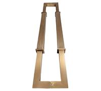 Stainless Steel Gate Handle Set for Barn Garage Kitchen Entry,Ati-Slip Door Handles - 30/46/60 Inch Long, Two-Side Mounted(100cm/39.4in)