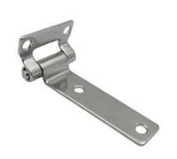 Stainless Steel Gate Hinges, Solid Metal Hardware Accessories, Heavy Duty Door Hinges with Smooth Pivot, Cabinet Furniture Hinge, Sturdy Hinge with Rust Resistant, Hardware Tool for Kitchen Cabinets