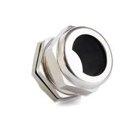 Stainless Steel Glands 304 Metal Waterproof Cable M8 M10 M12 M16 M20 M22 M30 Thread Cord Grips Wire Fixing Seal Joint (PG9 fit 4-8mm)