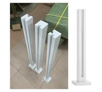 Stainless Steel Glass Baluster Posts for Deck, Stairs & Balcony, 304 Windproof Guardrails Column for Home Improvement, 39in