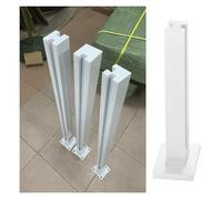 Stainless Steel Glass Baluster Posts for Deck, Stairs & Balcony, 304 Windproof Guardrails Column for Home Improvement, 39in