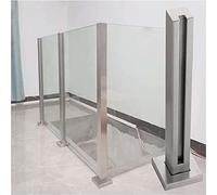 Stainless Steel Glass Balustrade PostHighQuality 10/12mm Thick Glass Railing SupportModern Glass Poteau for Durable and Stylish Balustrade Solutions