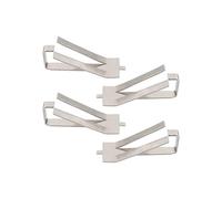 Stainless Steel Glass Heated Bed Clips Clamp Holder Heatbed Clip 4PCS 3D Printer Parts For Ender 3 V2 Ender3 Pro CR-10S(4Pcs Clips B)