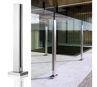 Stainless Steel Glass Railing Post for Indoor Hallways Stairs Pool Railings Garden Fences and Terrace Systems Adjustable Height 60 120 cm Durable and Stylish