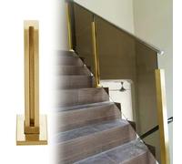 Stainless Steel Glass Railing Post for Stairs - 110cm Baluster Pole for Deck, Porch, Veranda, Handrail Hardware