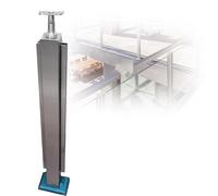 Stainless Steel Glass Railing Post - Stair & Balcony Railing for Terrace/Patio, 60cm Height, Glass Clamp Balustrade, A-MID Design, Outdoor Safety Solution