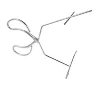 Stainless Steel Glaze Tongs for Studio Potters and Hobbyists | Anti-slip Grip, Minimizes Hand Contact, for White Bisque Ceramics and Bowls in Workshops