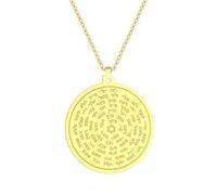 Stainless Steel God's Name Pendant Necklace Moses Jewelry