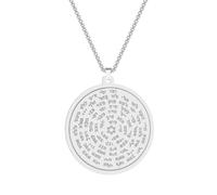 Stainless Steel God's Name Pendant Necklace Moses Jewelry