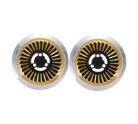 Stainless Steel Golden Stove Diffuser Wok Support Ring 2pcs