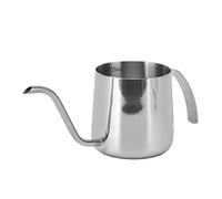 Stainless Steel Gooseneck Coffee Kettle, Pour Over Coffee Pot with Inner Scale and Insulated Handle for Precise Brewing, Tea and Milk Preparation (Seven-Character Handle 250ml Stainless Steel (with)