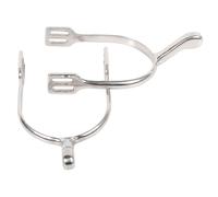Harry's Horse Ladies Swan Neck Spurs, Stainless Steel 43201991, Womens, Schwanenhalssporen, Edelstahl - D40, grey, D40/M