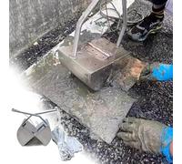 Stainless Steel Grab Bucket for Environmental Sampling, Includes Rope and Gloves, Easy to Use for Mud and Sediment Collection