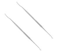 Stainless Steel Grafting Needle Tool Double Head 2pcs Beekeeping | Non Slip Handle, Lightweight Build, Protects Hand, Silver Finish, Personal or Professional Use