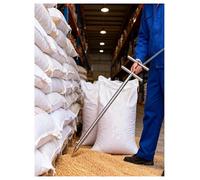 Stainless Steel Grain Powder Sampling Probe - 25mm ID 80cm Length Perfect for Rice & Corn Size Measurement - Durable Grain Sampling Tool for Accurate Analysis
