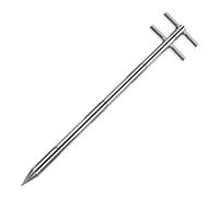 Stainless Steel Grain Probe Sampler for Cement & Fertilizer Durable 38mm Solid Sample Thief for Accurate Sampling 1.5m Long, Perfect for Lab & Field Use