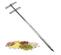 Stainless Steel Grain Sampler Durable 2m Probe for Accurate Sampling of Wheat, Rice, Soybeans & Powders, Industrial Quality, 32mm Diameter, Essential Tool for Farmers & Researchers