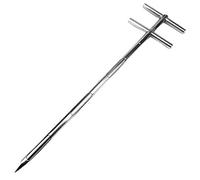 Stainless Steel Grain Sampler, Solid Sampling Probe, 2 Layer 3 Zone Rotary Grain Powder Sampler,for Grains Probe,Cement, Particles Feed, And Powder Wheat,Rice Sampling