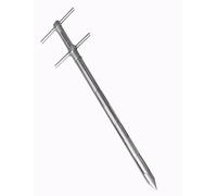 Stainless Steel Grain Sampling Probe with Rotary Handle - Efficient Granule & Solid Sack Bag Sampling Tool for Farmers, Grain Merchants & Food Industry Professionals