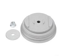 Stainless Steel Grass Trimmer Guard Cover with Protective Gasket and Nut - 6.5 x 2 x 5 cm Replacement Accessory for Garden Power Tools,