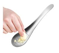 Stainless Steel Grater Spoon, GingerGrater Grinder, Lemon Grater for Home Cooking Garnish, Shape Fruit Mixer Ginger Graters Wasabi Garlic Grinding Cheese Graters Tools