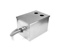 Stainless Steel Grease Interceptor Grease Trap Water Oil Trap Filter Separator Kitchen Waste Water Treatment For Restaurant Home For Restaurant