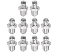 Stainless Steel Grease Nipple M8x1mm Thread 10pcs | High hardness alloy, anti-corrosion coating, long for service life, industrial grade, easy install