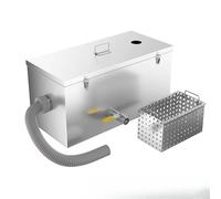 Stainless Steel Grease Trap, Efficient Oil Water Separator for Commercial Kitchen Sewage Treatment