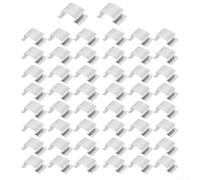 Stainless Steel Greenhouse Glass Clips 25x15x10mm for Glazing Panels and Polytunnel Fixings Secure Plant Support For Easy Install Rust Resistant Silver Finish Pack of 25 or(50pcs)