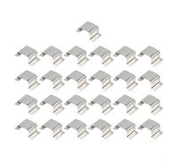 Stainless Steel Greenhouse Glass Clips 25x15x10mm for Glazing Panels and Polytunnel Fixings Secure Plant Support For Easy Install Rust Resistant Silver Finish Pack of 25 or(25pcs)
